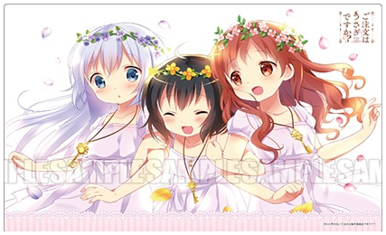 Is the Order A Rabbit? Playmat (Shirokuro Fest 2016)